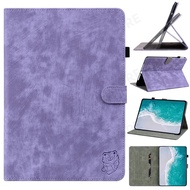 Cute Tiger Embossed Soft TPU Back Case for Realme Pad 2 Case Pad2 11.5" Tablet PC Flip Book Cover