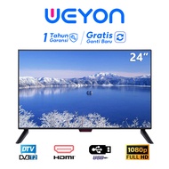 tv led 24 inch murah TV LED Murah Weyon TV 24 inch HD Ready LED Televisi (TCLG-W24K)