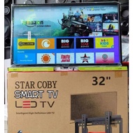 STAR COBY 32” INCHES LED HD TV With Free TV BOX For YouTube，Netflix ，Chrome，Etc