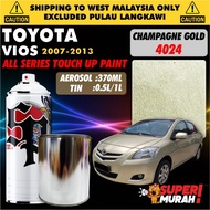 TOYOTA VIOS GEN 2 2007-2013 🚗 DIY Touch Up Paint Aikka Spray 370ml 0.5L 1L Cat Spray Kereta Toyota 补