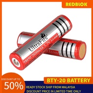 🔥READY STOCK🔥Redblok BTY-20 2600mah 16850 Battery rechargeable Clock speaker Small fan electric car 