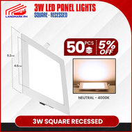3W LED RECESSED PANEL LIGHTS / LED Downlight / Ceiling Light / Pin Lights/ Ceiling Lights Modern Des