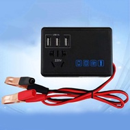 Car 200W Converter Power Inverter DC 12V/24V To DC 220V Invertor Ports Adapter