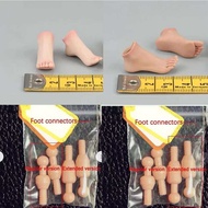 Female Worldbox Scale 1/6 High Heels Feet Foot Connector Model Fit At201 At202 At203 12-Inc