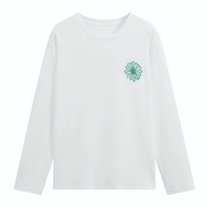 เสื้อยืดคอกลมแขนยาวผ้าฝ้ายม้าพื้นฐานสำหรับผู้หญิง MARDI MODA ฤดูใบไม้ร่วง 2025 ใหม่ เสื้อชั้นใน ผ้าฝ