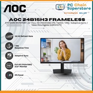 AOC 24B15H3 FRAMELESS EYE CARE MONITOR - 24" FULL HD (1920X1080) IPS / 120HZ / 1MS / Adaptive Sync