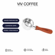 - Naked Portafilter 53Mm Stainless For Delonghi