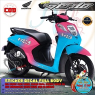 Honda Genio Full Body Decal Sticker Chameleon Motif NS11014 Custom Design Decal Sticker