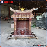 Ruby Sculpture Fude Zhengshen Land Grandma Temple Buddhist Niche Ornaments
