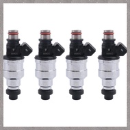 [M G L O] 4PCS 550Cc Fuel Injectors for OBD1 OBD2 B16 B18 B20 D15 D16 D18 H22 Refit Injector