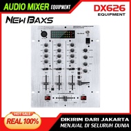 New BAXS DX626 DJ Mixer DJ for Beginners/Exert - 3 Channel, BPM Counter, Dual Port Headphones for Sc