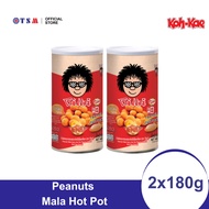 KOH-KAE COATED PEANUT 180G MALA X 2 TINS
