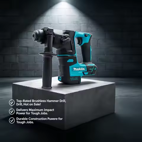 New Makita DHR171Z 18V LXT Lithium Battery Brushless SDS+ Rotary Hammer Cordless Hammer Wireless Dri