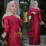 Gamis wanita terbaru 2021 / Gamis remaja terbaru 2021 modern lebaran / Lilla Dress Brukat / Gamis brokat brukat terbaru 2021 / Gamis murah meriah promo / Gamis kondangan model terbaru 2021 / gamis pesta mewah elegan / Dress wanita kekinian terbaru 2021