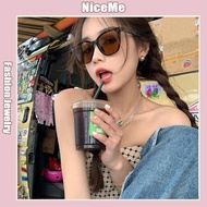 Rice Nail Square Sunglasses Simple Glassess Retro Sunglasses for Men and Women High-grade Anti-UV Ey