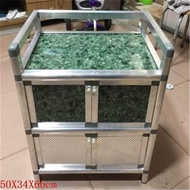 Kabinet dapur perabot dapur Meuble bufet dapur perabot almari pinggan mangkuk akhir untuk laci Dolap Kaplama aluminium aloi perabot dapur kabinet