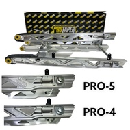 PROTAPER PS4 / PS5 PRO-5 CNC SWING ARM + 2 INCHES SILVER Y15 / Y16