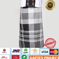 NEW Sarung Wadimor Motif Kotak Hitam Putih Muslim Pria Perlengkapan