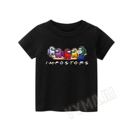 Among Us kids cotton t-shirt (AU FRIEND) baju budak Among Us 100% cotton