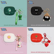 Case for Baseus Bass BP1 Pro ANC Protective silicone Pink Unicorn Baseus Bass EP10 Pro Covers Blueto