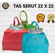 Drawstring wedding bag / snack box bag / 22 x 22 wedding bag