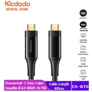 Mcdodo Thunderbolt 3 Type-C to Type C HDMI 3.0 cable 100W 40Gbps data transmission speed/projection 