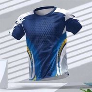 T-shirt Fashion Geometric Pattern 3D Printed Sports T-shirt Casual Running Handsome T-shirt Trendy S