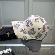 FENDI777 Black Three-Dimensional FF Textured Baseball Cap