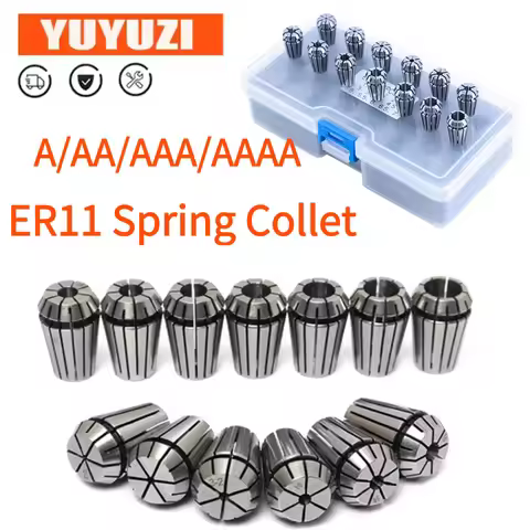 ER11 Collet Chuck High Precision Spring Collet AA/AAAA ER11 Collet Precision 0.003mm Suitable for CN