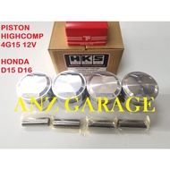 HKS HIGHCOMP PISTON HONDA D15 D16 MITSUBISHI 4G15 76MM 77MM
