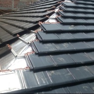 baja ringan dan atap genteng keramik kanmuri full flat hitam glossy