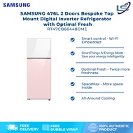 SAMSUNG 476L 2 Doors Bespoke Top Mount Digital Inverter Refrigerator with Optimal Fresh RT47CB66448C