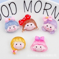 Cartoon Cute Girl DIY Charms DIY Resin Perempuan Cute Girl Charms 可爱DIY配件 小女孩DIY配件 DIY饰品