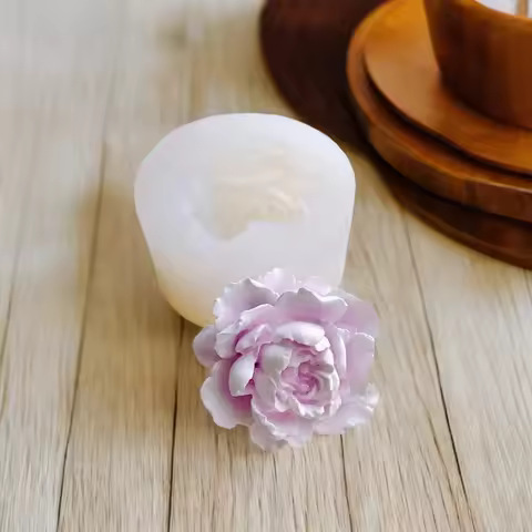 3D Jasmine Flower Aromatherapy Candle Silicone Mold Jasmine Gypsum Mold