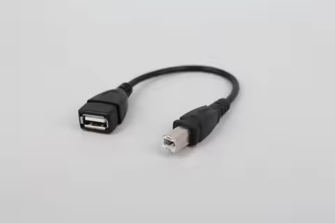 New USB 2.0 Type A Female To USB B Male Scanner Printer Cable USB Printer Extension Cable Adapter 50