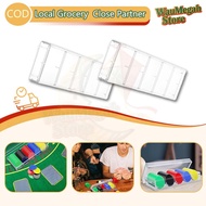 Casino Chips HolderTransparent Poker Chips Storage Tray Case Chips Carrier Container Casino Entertai