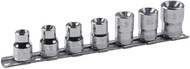 Bahco 7400TORX-ER/S7 BH7400TORX-ER/S7 Torx Socket Set, Silver, 3/8-Inch