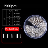 1900Pcs Wire Ferrule Cable Crimp Terminal Bumper Connector Copper Crimp Connector Cable End Clamp