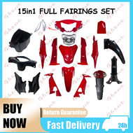 [GHANA] MOTORCYCLE HONDA WAVE 100/100R 15-PIECE SET DRUM FAIRINGS 1SET