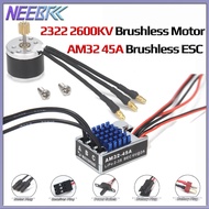 NEEBRC 2322 2600KV RC Outrunner Brushless Motor 5.5-9V 45A ESC BEC For MN82 MN99S MN168 MN78 Crawler