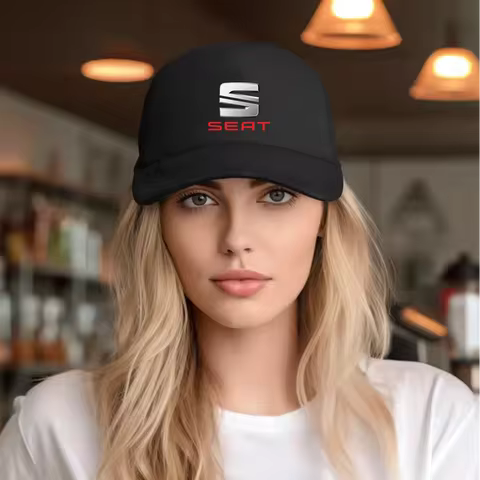 Car Sticker Women Men Baseball Caps Female Male Sport Cap Sun Hat For Seat Leon 5f Ibiza 6l 6j Leon 