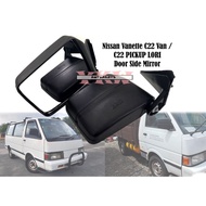 Nissan Vanette Van C22 1994 / Pickup C22 Pick-up Side Mirror Manual MT Door Side Mirror Depan Pintu 