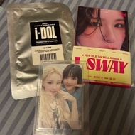 韓國女子團體I-DLE專輯小卡