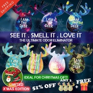 [Christmas] Buy 3 Free 1 Anti Odor Car Perfume Air Refresher Card Gift Smell Scent Fragrance Cardboard Rack Room