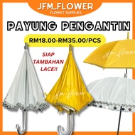 [RM18.00-RM35/PCS] Lace Dekorasi Payung Pengantin/Wedding Umbrella/Lace Decorated Payung Pengantin