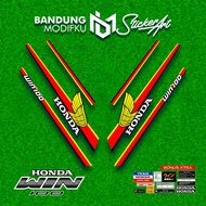 HONDA WIN STRIPING / MOTIF 16 / BANDUNG MODFKU / WIN 100 STICKER / WIN 100 VARIATION STICKER