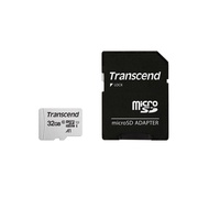 Transcend microSDXC/SDHC 300S Class 10 - 32GB,64GB,128GB,256GB,512GB with Adapter TS**GUSD300S-A