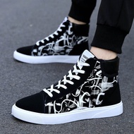 2025 Men's Shoes All-Match Trendy Shoes Spring Trendy Shoes High-Top Canvas Shoes Casual Sports Shoe