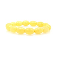 【正佳珠寶】蜜蠟琥珀 頂級白金滿蜜 福祿棗珠 頂級蜜蠟手珠