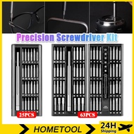 63 in 1 Precision Screwdriver Set Dismountable Magnetic Bits Screw Driver Set For Phone Household Re